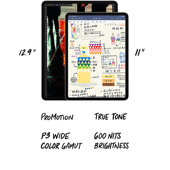 12.9-inch iPad Pro (4th generation) / 11-inch iPad Pro (2nd