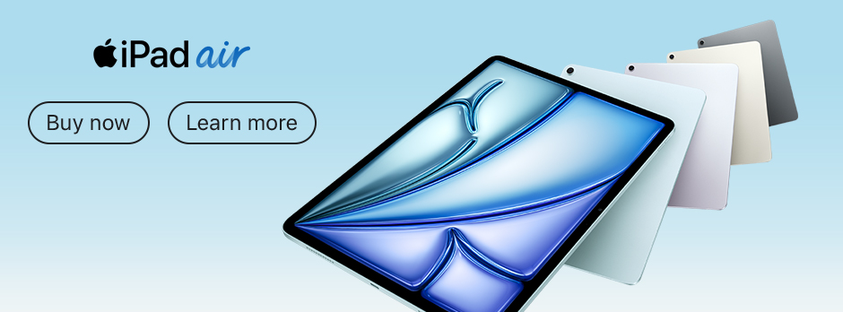 iPad Air Buy now Learn more