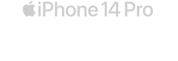 iPhone 14 pro Pro. Beyond.
