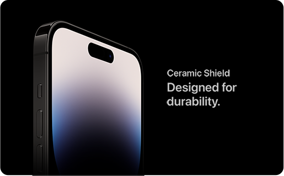 Ceramic Shield Designed for durability.