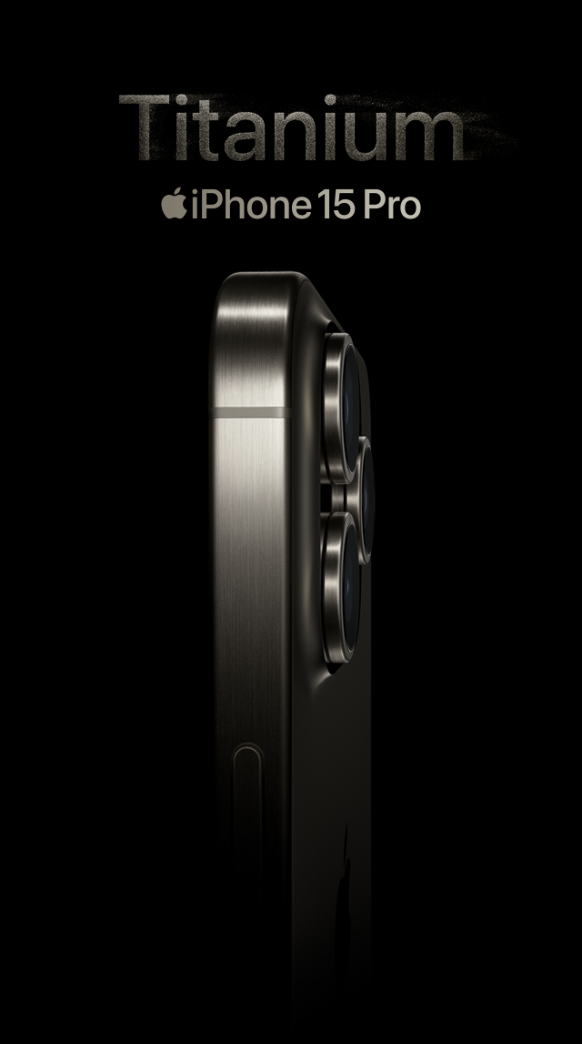 Titanium iPhone 15 Pro