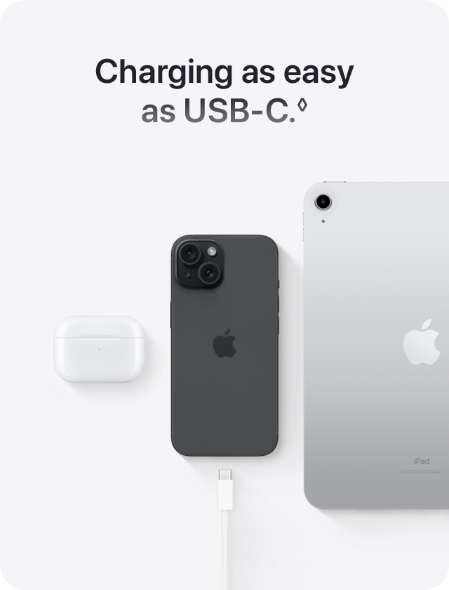 Charging as easy as USB-C.