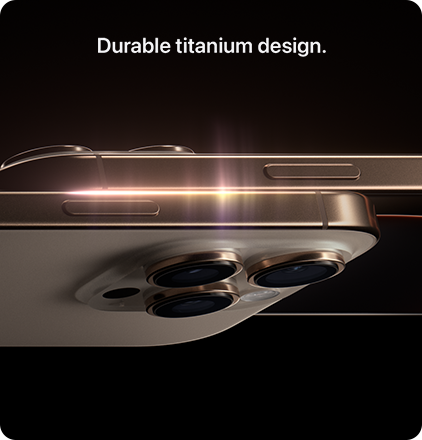 Durable titanium design.