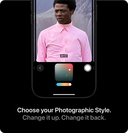 Choose your Photographic Style. Change it up. Change it back.