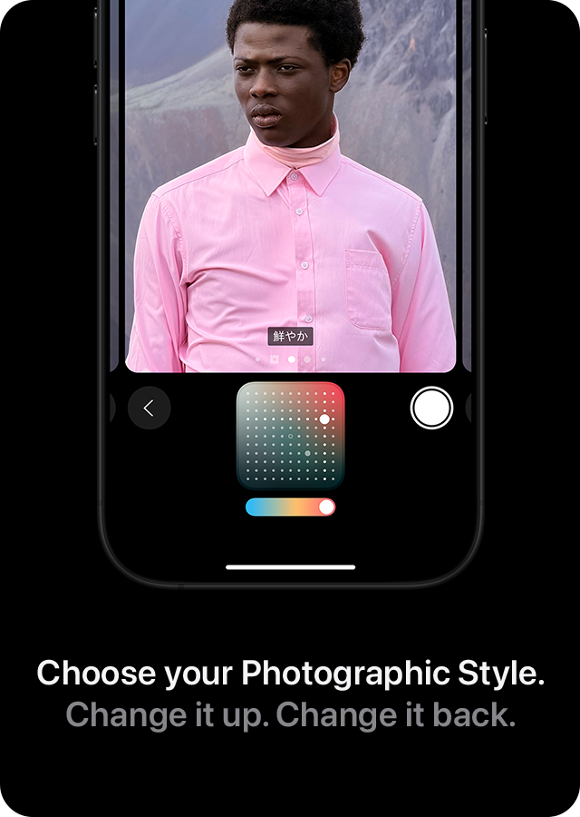 Choose your Photographic Style. Change it up. Change it back.