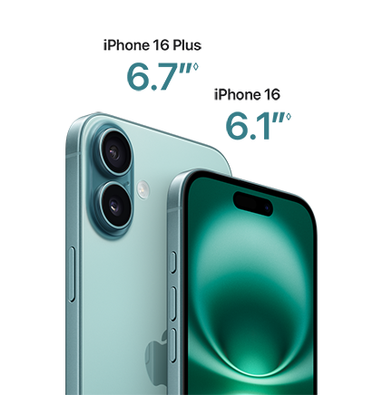 iPhone 16 Plus 6.7 iPhone 16 6.1