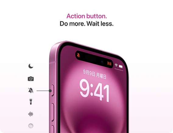 Action button. Do more. Wait less.