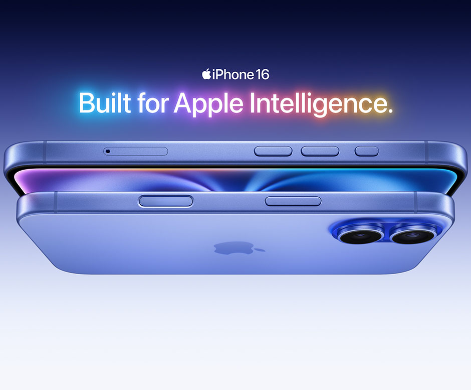 iPhone 16 Built for Apple Intelligence.