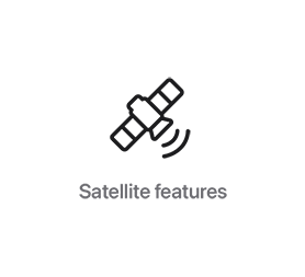 Satellite features
