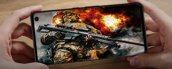 Image picture: High-spec and high-performance design for content-rich videos and games.