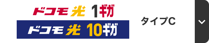 ドコモ光1ギガ ドコモ光10ギガ タイプC