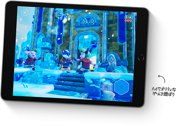 イメージ画像:パフォーマンス ハイクオリティなゲームで遊ぼう
