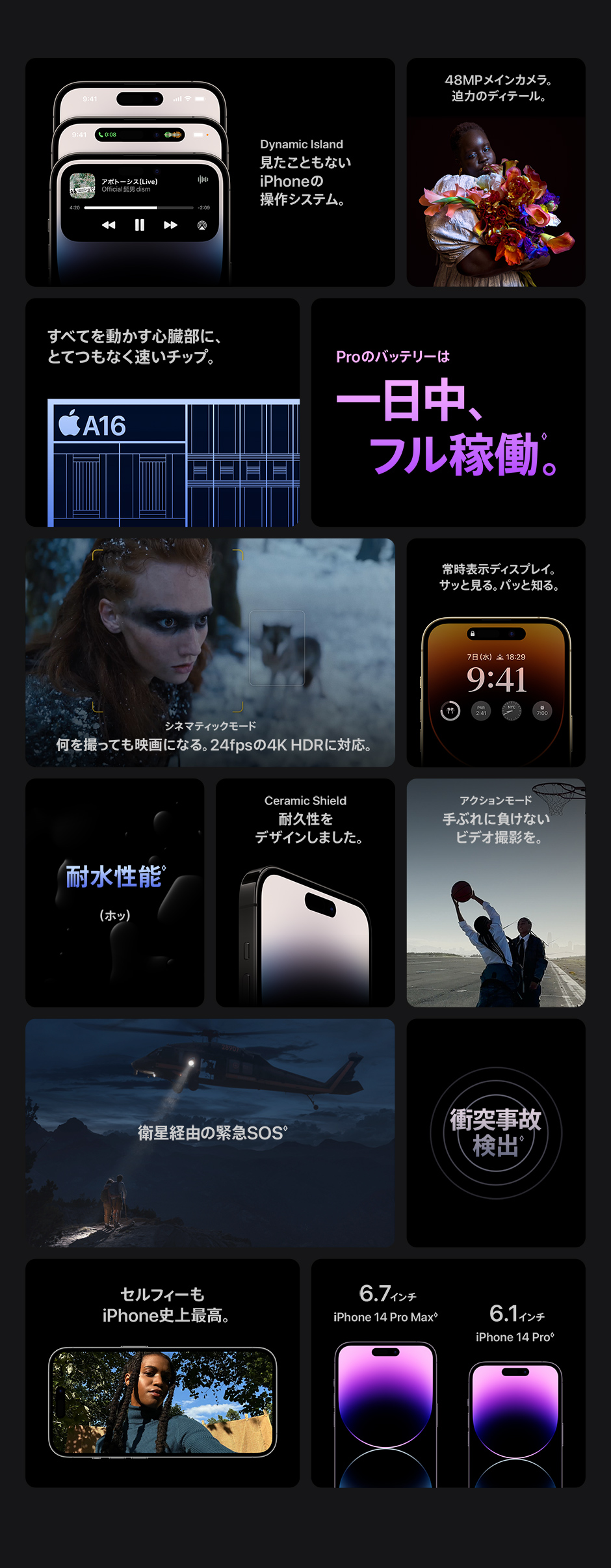 iPhone 14 Pro・iPhone 14 Pro Maxの画像