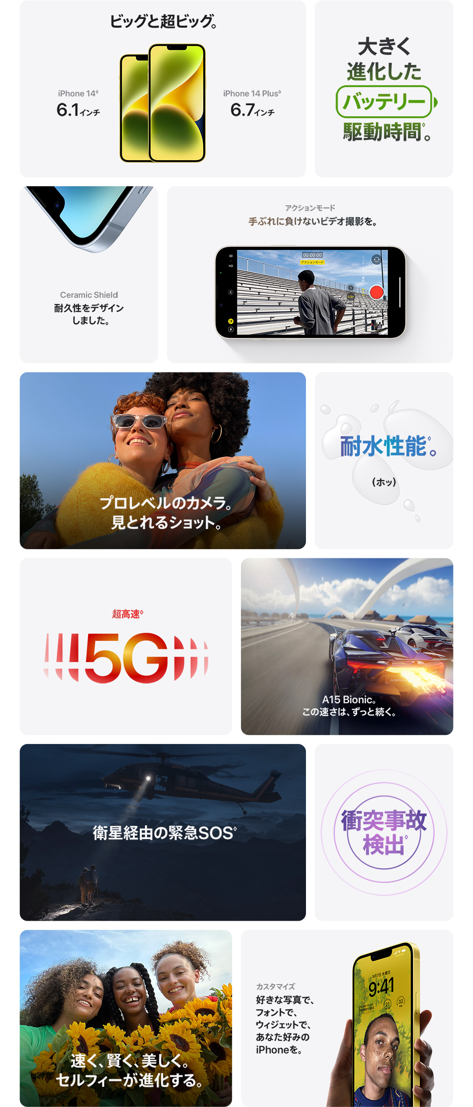 iPhone 14・iPhone 14 Plus
