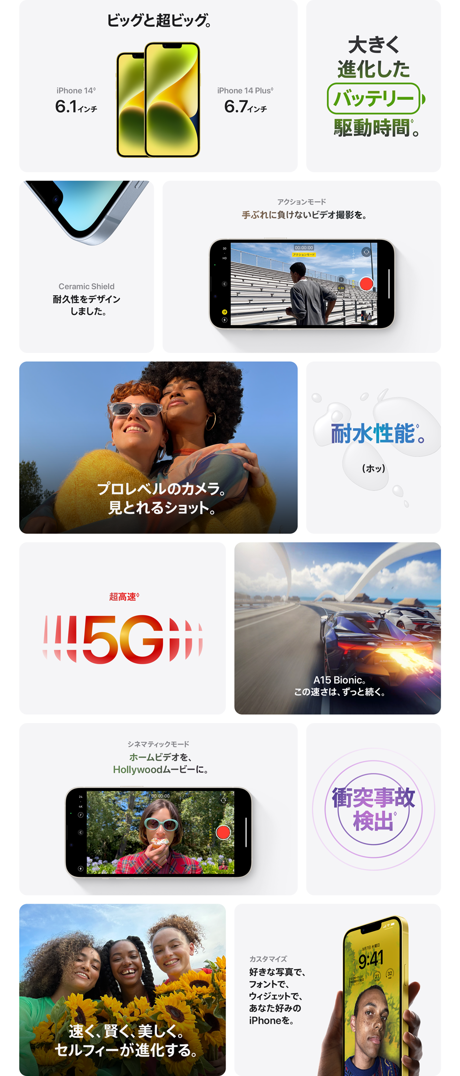 iPhone 14・iPhone 14 Plus
