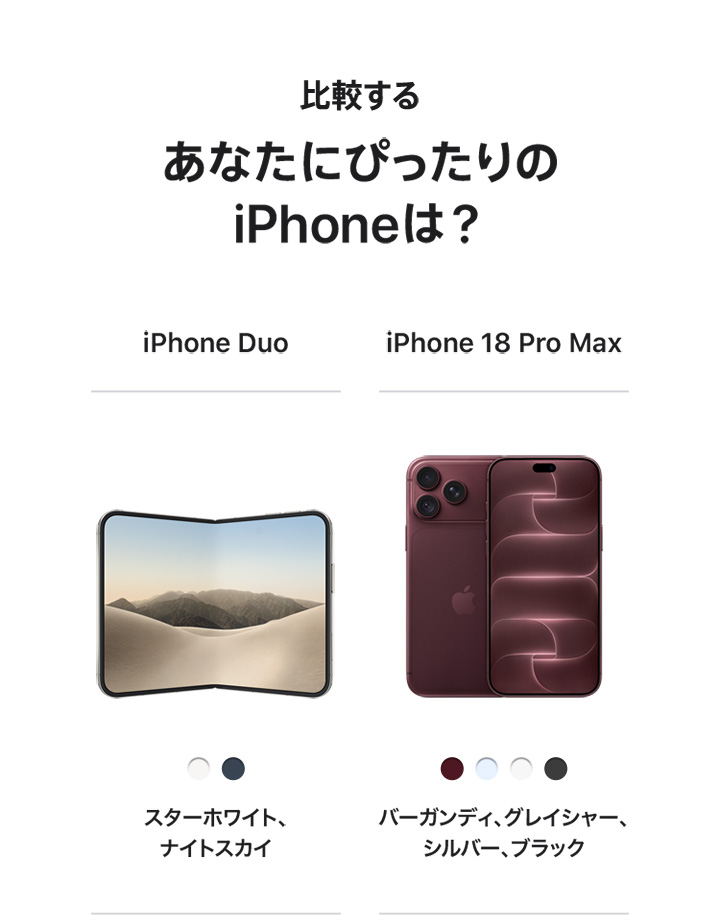 iPhone Duoの製品情報