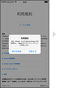 登録済みのApple Account（旧：Apple ID）でサインインする場合の手順4の画像
