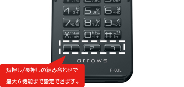 arrows ケータイ F-03L | ケータイ | 製品 | NTTドコモ