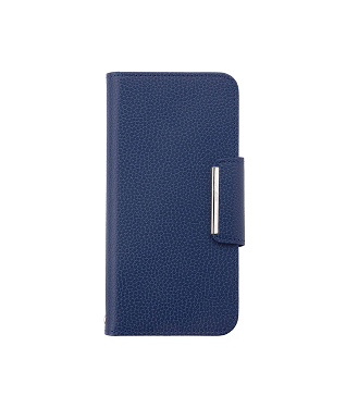 arrows Alpha F-51F レザーフリップケース<ネイビー>