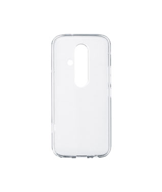 らくらくスマートフォン F-53E ハイブリッドケース＜クリア＞