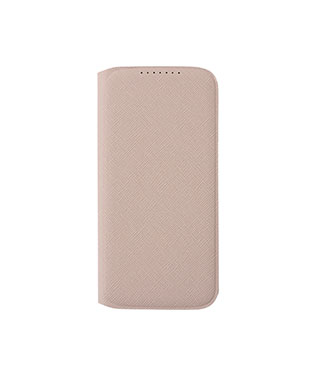 らくらくスマートフォン F-53E スマートフリップケース＜ベージュ＞