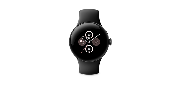 Google Pixel Watch 2 Matte Black アルミケース Obsidian アクティブ バンド