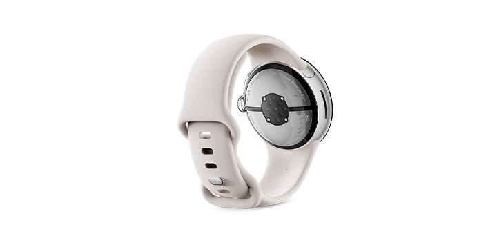 Google Pixel Watch 2 Polished Silver アルミケース Porcelain アクティブ バンド