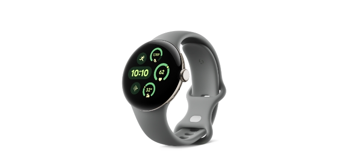 Google Pixel Watch 3 41mm Champagne Gold アルミケース／Hazel アクティブ バンド