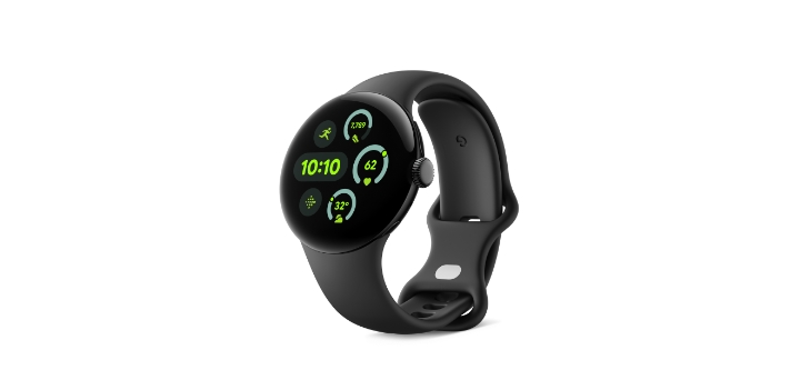 Google Pixel Watch 3 41mm Matte Black アルミケース／Obsidian アクティブ バンド