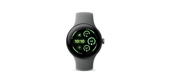 Google Pixel Watch 3 45mm Matte Hazel アルミケース／Hazel アクティブ バンド
