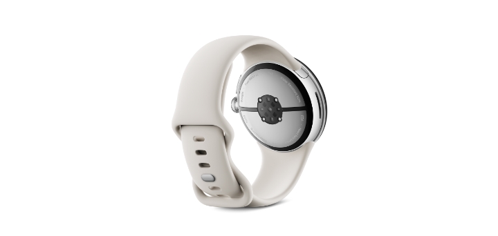 Google Pixel Watch 3 45mm Polished Silver アルミケース/Porcelain アクティブ バンド