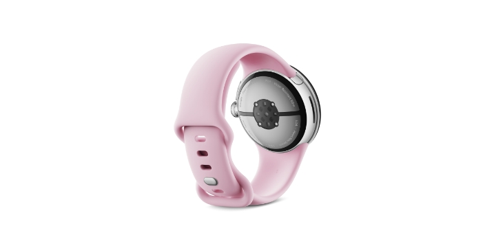 Google Pixel Watch 3 41mm Polished Silver アルミケース／Rose Quartz アクティブ バンド
