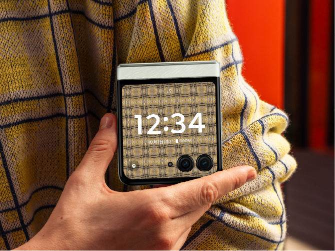 使用イメージ:スタイルシンクを使ったスマホ画面