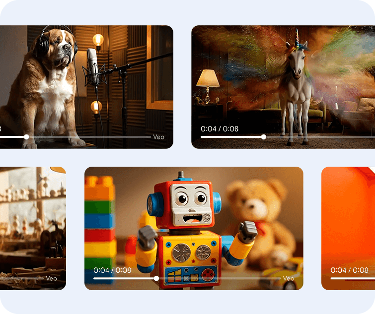 Geminiで作成できる動画のイメージ画像