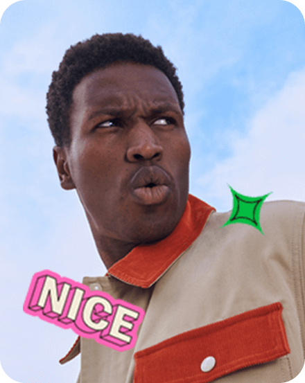 Pixel Drop の高機能に男性が驚いている様子