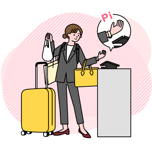手が離せないときにイメージ
