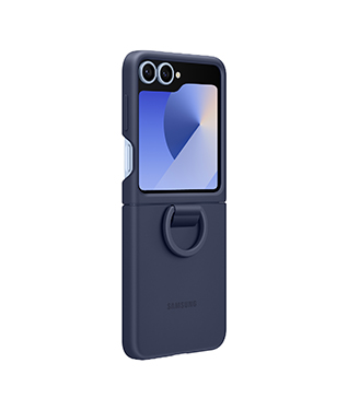 Galaxy Z Flip6 SC-54E リングシリコンケース＜ネイビー＞