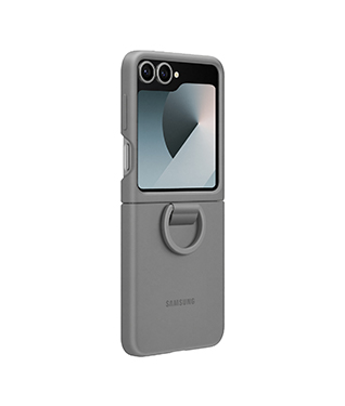 Galaxy Z Flip6 SC-54E リングシリコンケース＜グレー＞