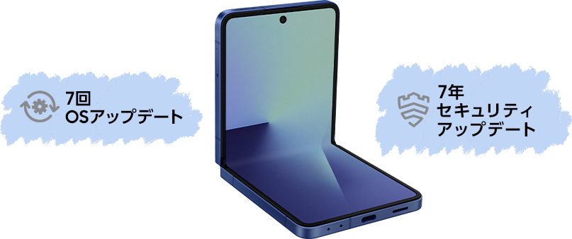 アップデートによるあんしん感を表現したイメージ画像