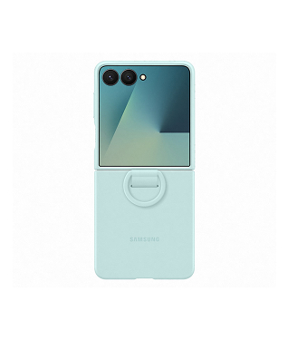 Samsung Galaxy Z Flip7 SC-55F Ring Case（Silicone）／ミント