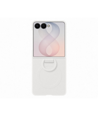 Samsung Galaxy Z Flip8 SC-55G Silicone Ring Magnet Case＜Cream＞