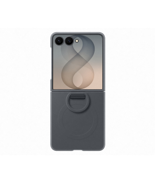 Samsung Galaxy Z Flip8 SC-55G Silicone Ring Magnet Case＜Graphite＞