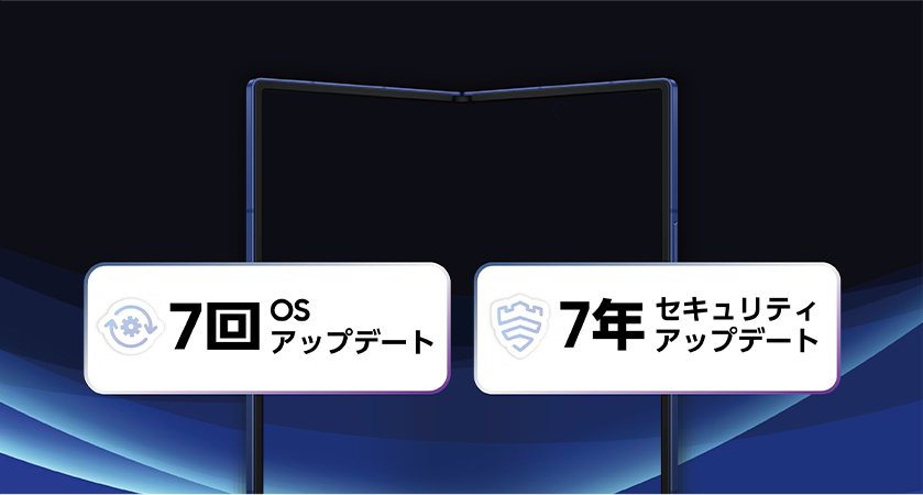 アップデートによるあんしん感を表現したイメージ画像