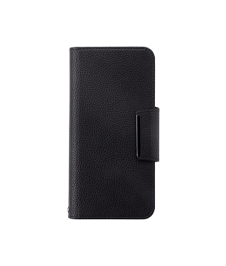 AQUOS Wish5 SH-52F レザーフリップケース＜ブラック＞