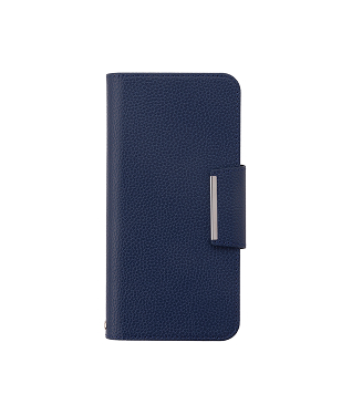 AQUOS Wish5 SH-52F レザーフリップケース＜ネイビー＞