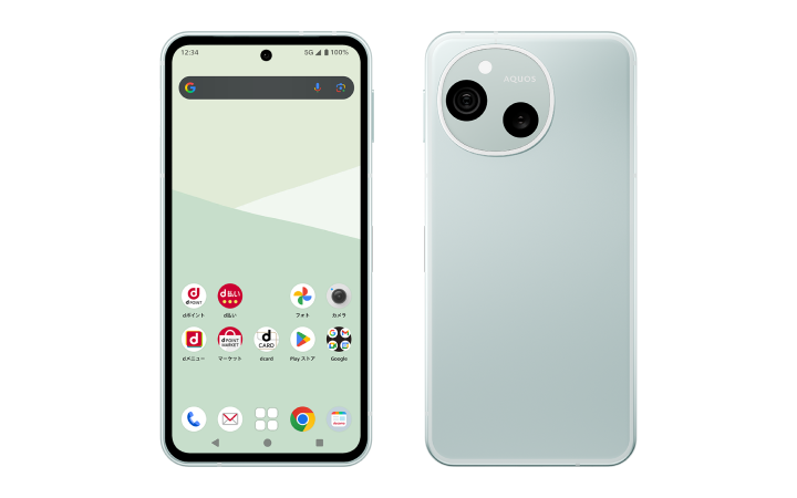 AQUOS sense10 ペールミント本体 購入キャリアdocomo AQUOS sense10の