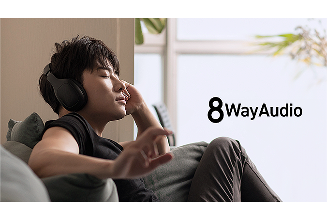 音の3D革命で没入感の高い新次元の体験ができる「8Way Audio」。