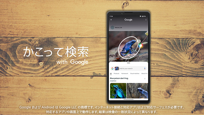 かこって検索 with Google
