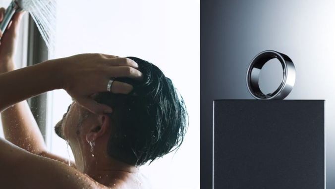 SOXAI RING 2をつけたままシャワーを利用するイメージ画像