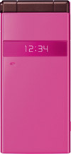 docomo STYLE series P-06C　マゼンタの写真（折りたたみ閉じ時）